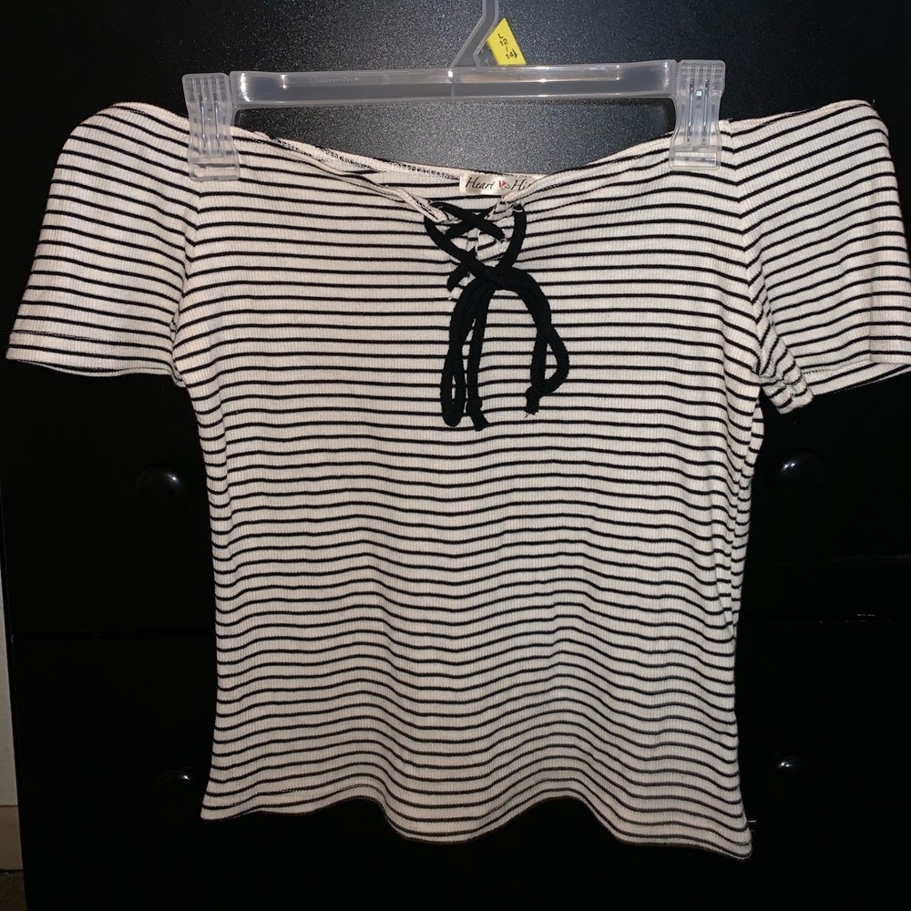 Off the Shoulder Crop Top